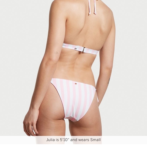 VICTORIA'S SECRET SWIM Pink Stripes Bikini - Picture 2 of 8